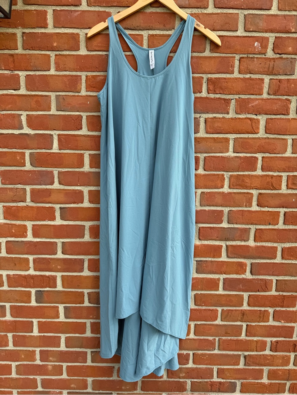 Athleta Slate Blue Presidio High-Low Dress
